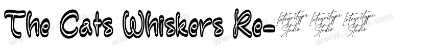 The Cats Whiskers Re字体转换